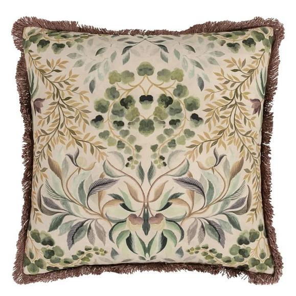 Подушка CCDG1380, Ikebana Damask Embroidery, Cameo, Designers Guild 55 x 55см