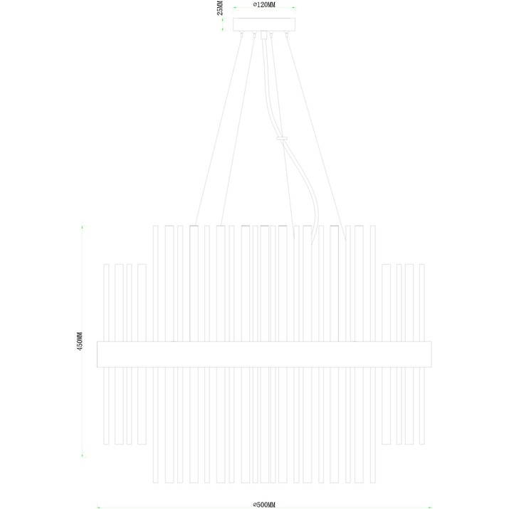 Подвесная люстра Arte Lamp Montreal A1034SP-12CC