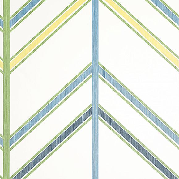Обои Thibaut T14354 Ventura Blue and Green