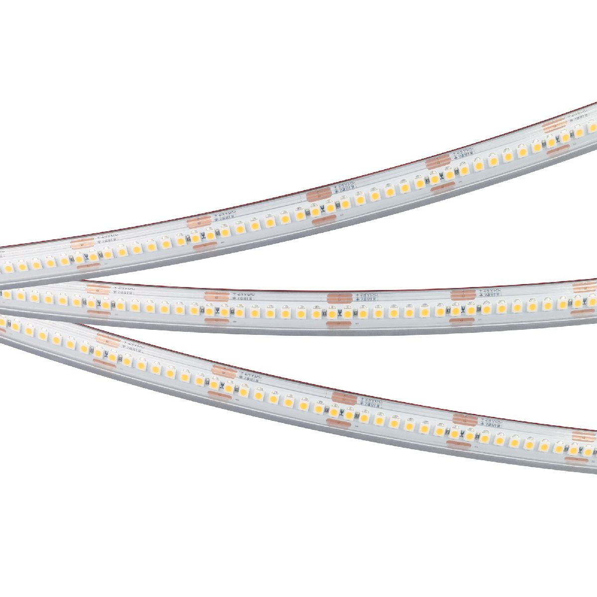Светодиодная герметичная лента Arlight RTW-PS-A240-12mm 24V Warm3500 (19 W/m, IP67, 5m) 052643