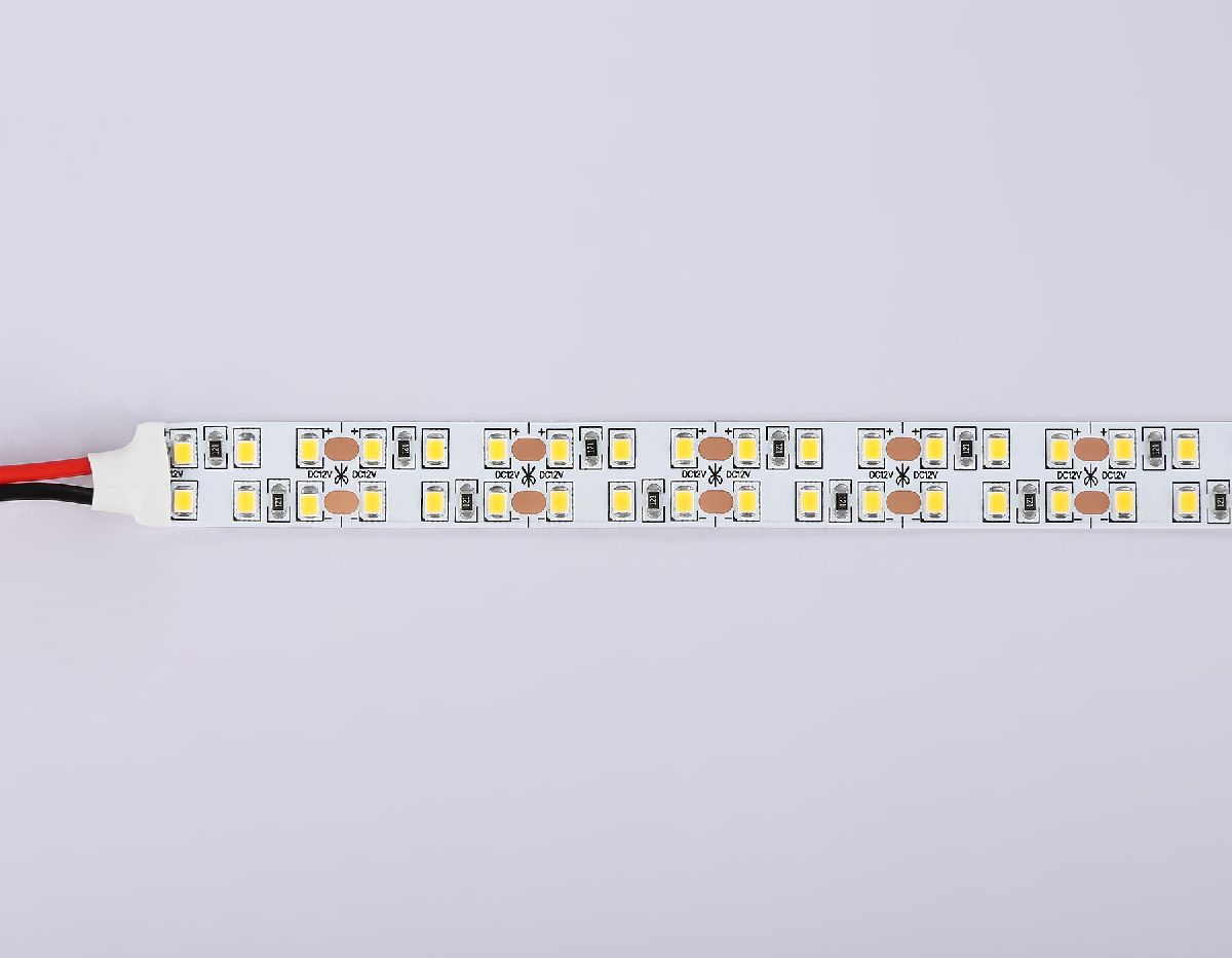 Светодиодная лента двухрядная Ambrella Light LED Strip 12В 2835 24Вт/м 3000K 5м IP20 GS1701
