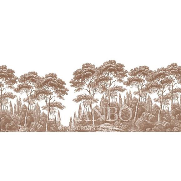 Панно Ananbo 406 Pins et cypres Pins et cyprès Sépia