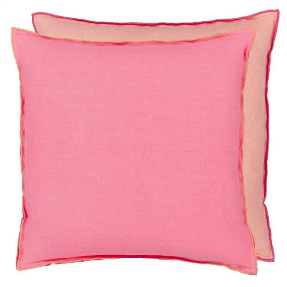 Подушка CCDG1363, Brera Lino, Hibiscus&Peach, Designers Guild 43x43см