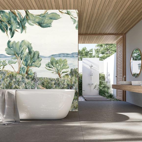 Панно Casamance 75590508 Cap Frehel Sauge/céladon