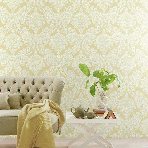 Обои York GR6027 Tapestry Damask Yellow