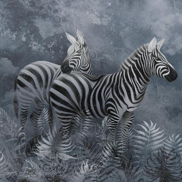 Панно Ortograf 34681 Zebras in the fog