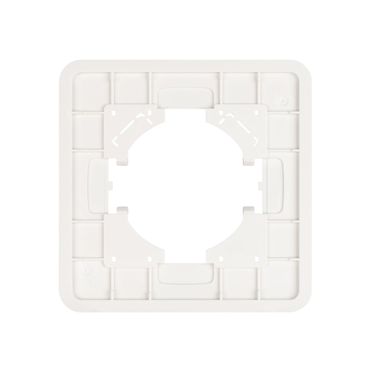 Рамка стеклянная на 1 пост Arlight FRM-OMALI-SFGS-1-WH 049675