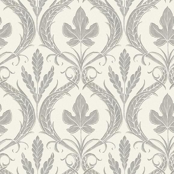 Обои York DM4925 Adirondack Damask Grey/Beige