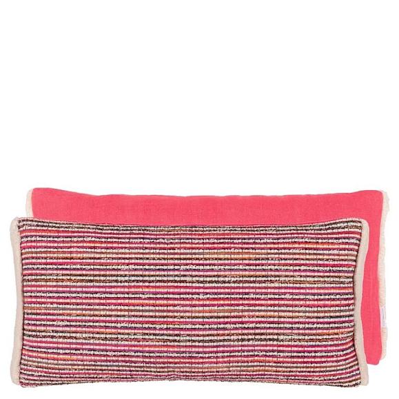 Подушка CCDG1401, Sakiori, Fuchsia, Designers Guild 30 x 60см