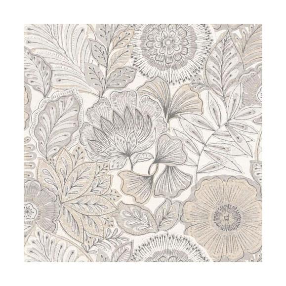 Обои Casadeco 88150920 Batik Blanc coton