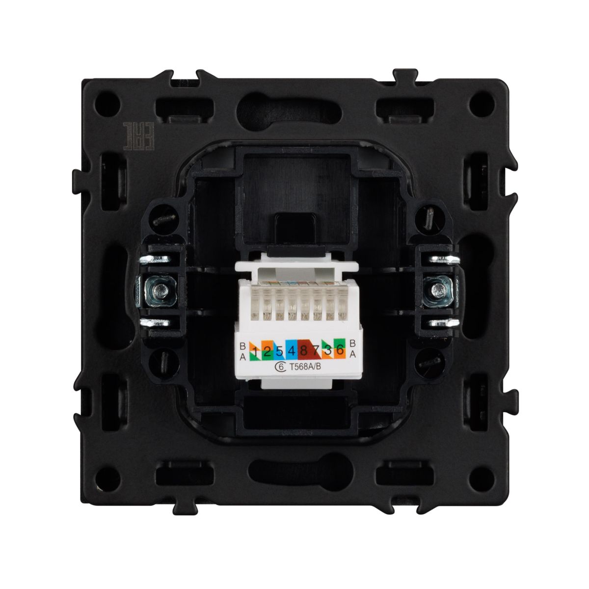 Механизм компьютерной розетки Arlight SCT-NOBE-MPC1-SFPL-GR (RJ-45, CAT6) 054307