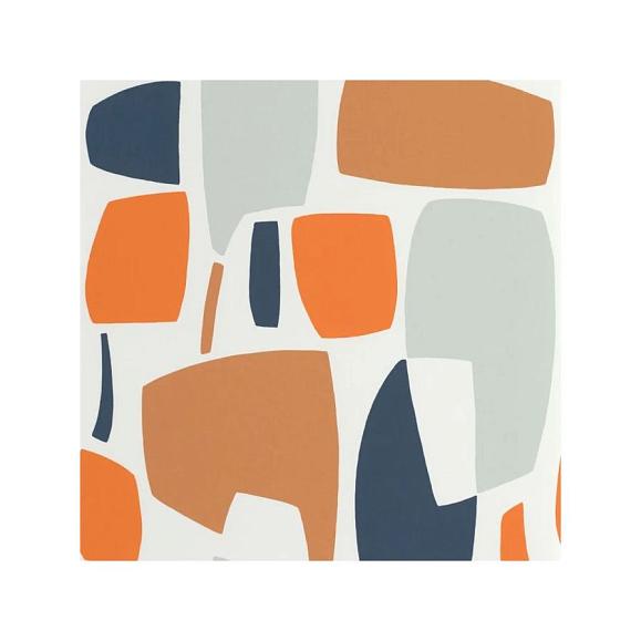 Обои Casadeco 89383606 Module Orange / celadon