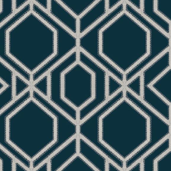 Обои York TC2633 Sawgrass Trellis Navy