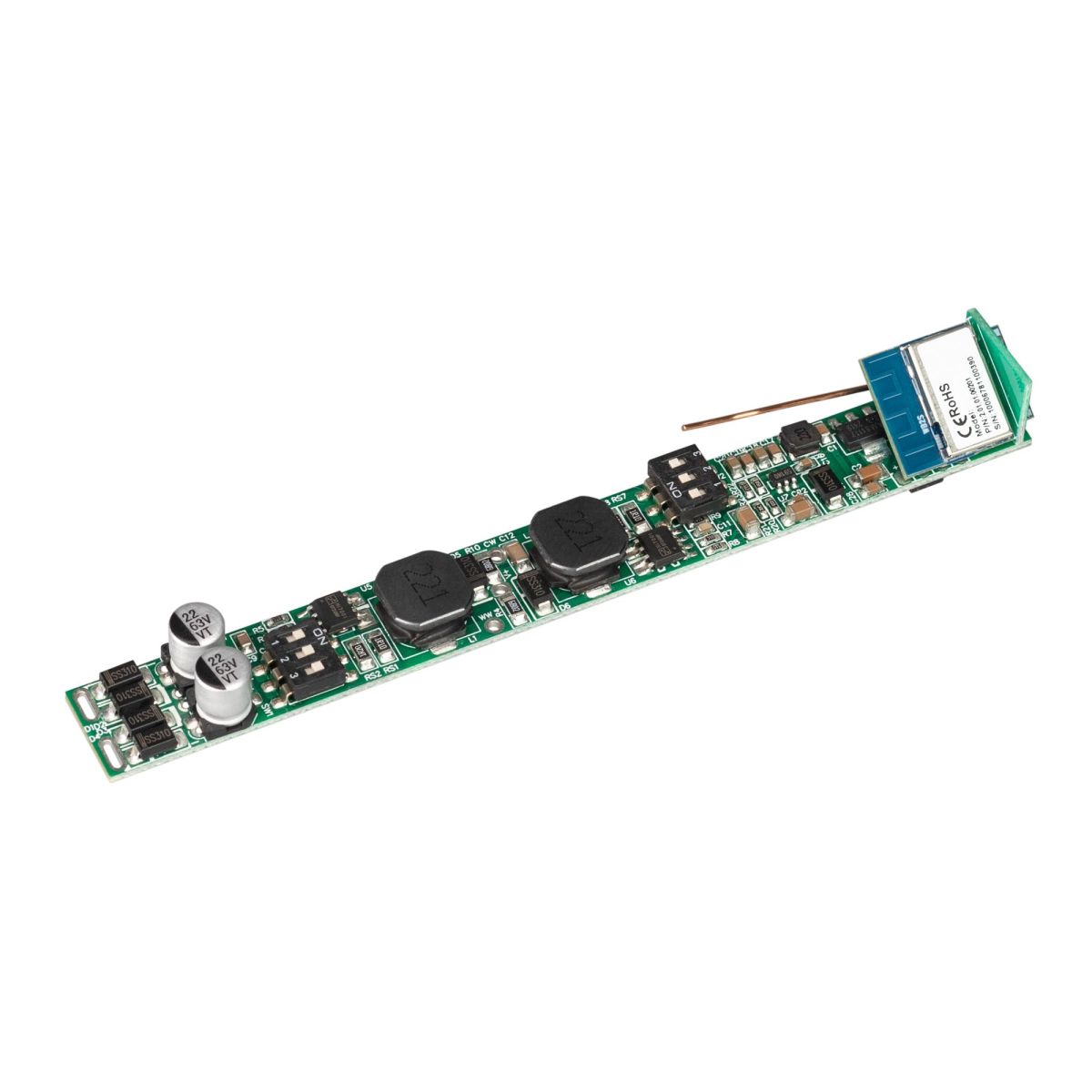 Диммер Arlight SMART-CC-202-72-MIX-IN (48V, 2x350-700mA, Track, TUYA Wi-Fi, 2.4G) 037267
