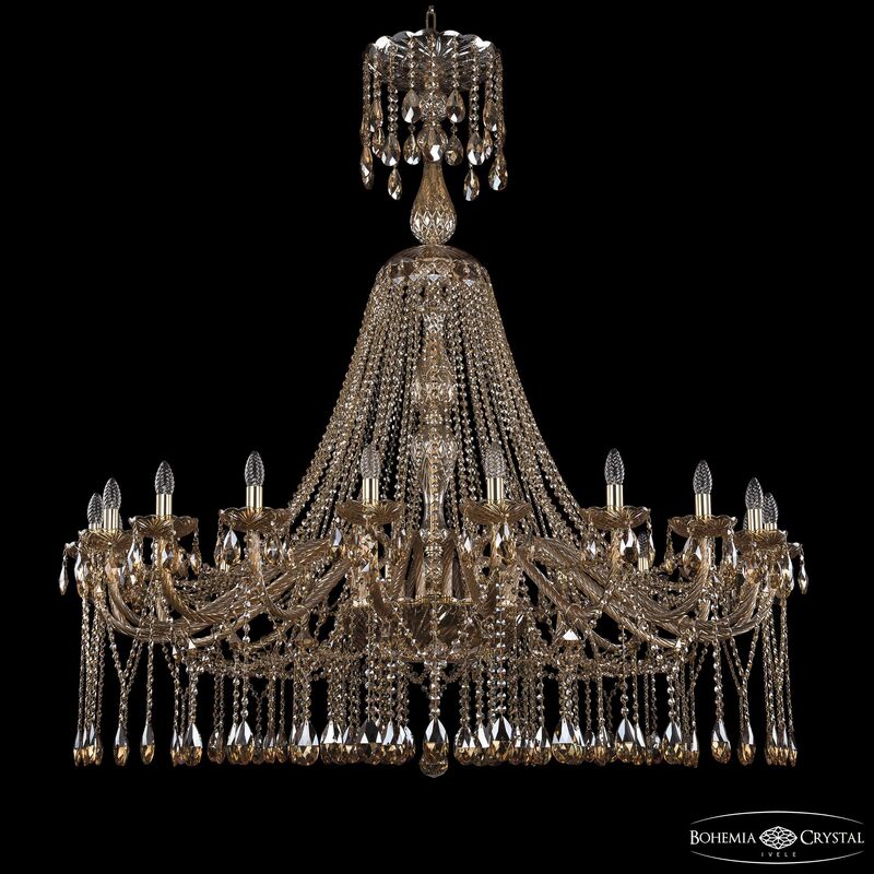Подвесная люстра Bohemia Ivele Crystal 1413/20/530/XL-158 G M721