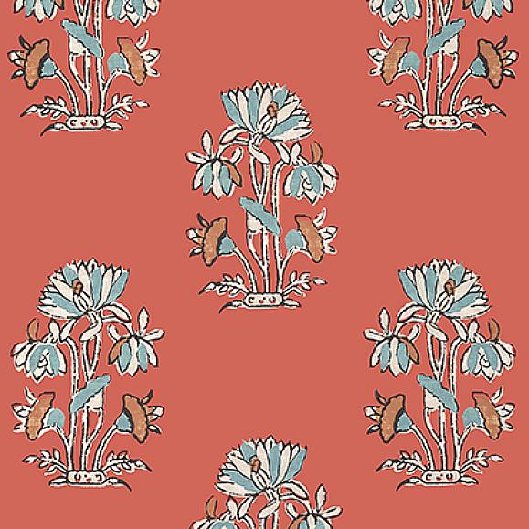 Обои Thibaut T13205 Lily Flower Coral