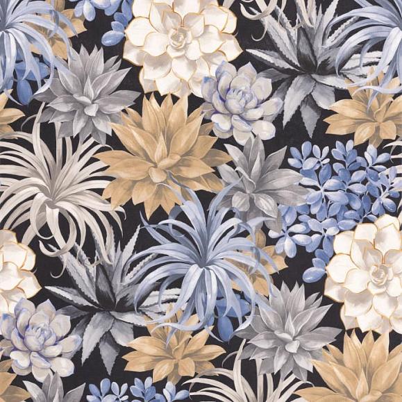 Обои Casadeco 85911964 Botanica Echeveria Noir/Beige