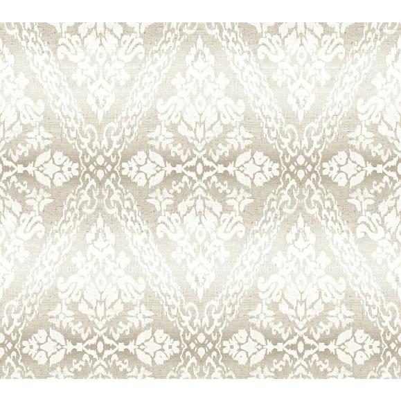 Обои York DM4933 Tudor Diamond Damask Linen
