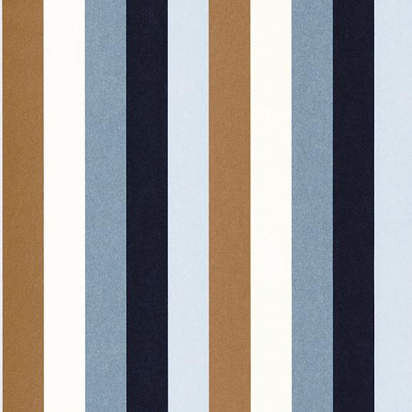 Обои Casamance 75923262 Transat Bleu persan/or