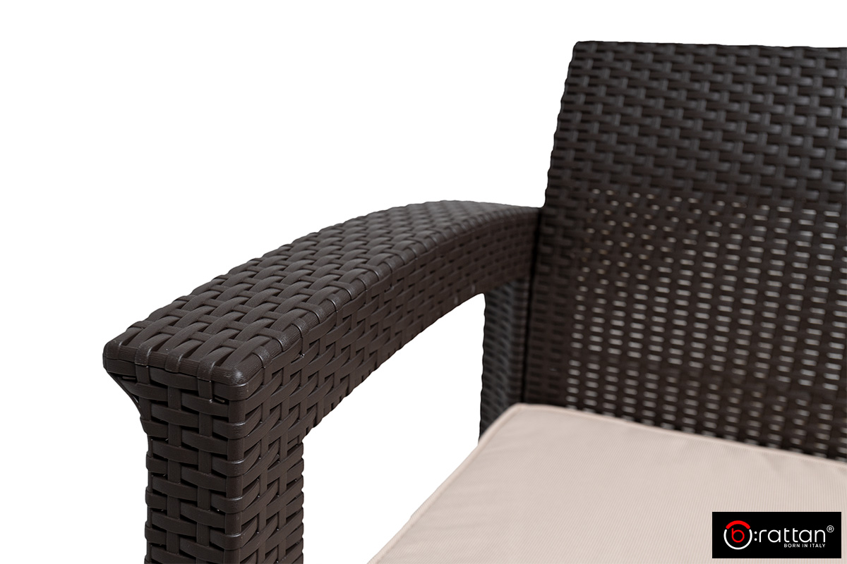 Комплект мебели Раттан Комфорт 3 / Rattan Comfort 3, венге