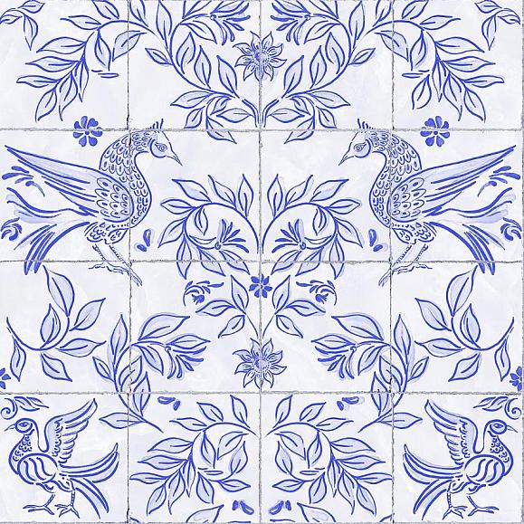 Обои Coordonne 9200080V Ceramica Blue
