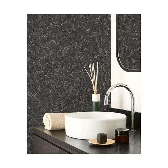 Обои Casadeco 88089519 Marbre Noir obsidienne