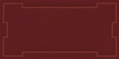 ETRURIA DESIGN ART DECO Vector Frame C Burgundy