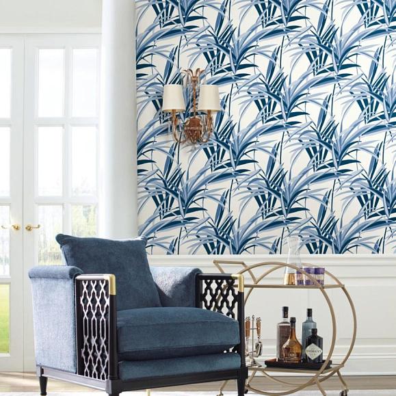 Обои York TC2602 Tropical Paradise Blues/White