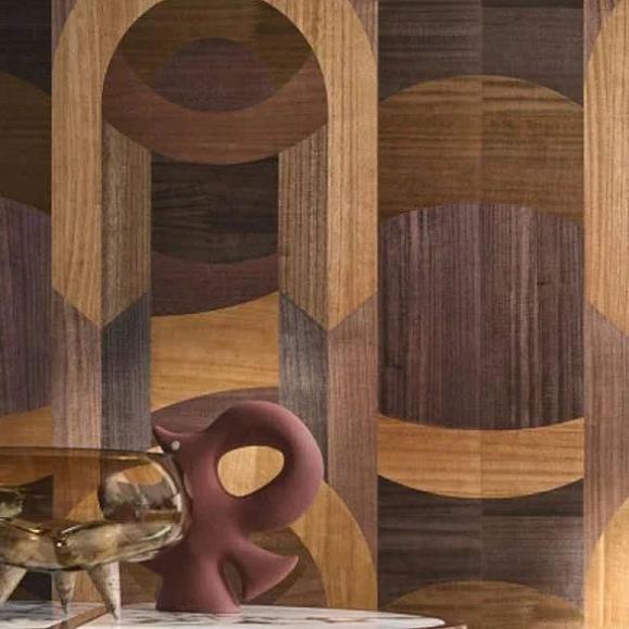 Обои Casamance 71780331 Aubergine chêne TRAVERSÉE