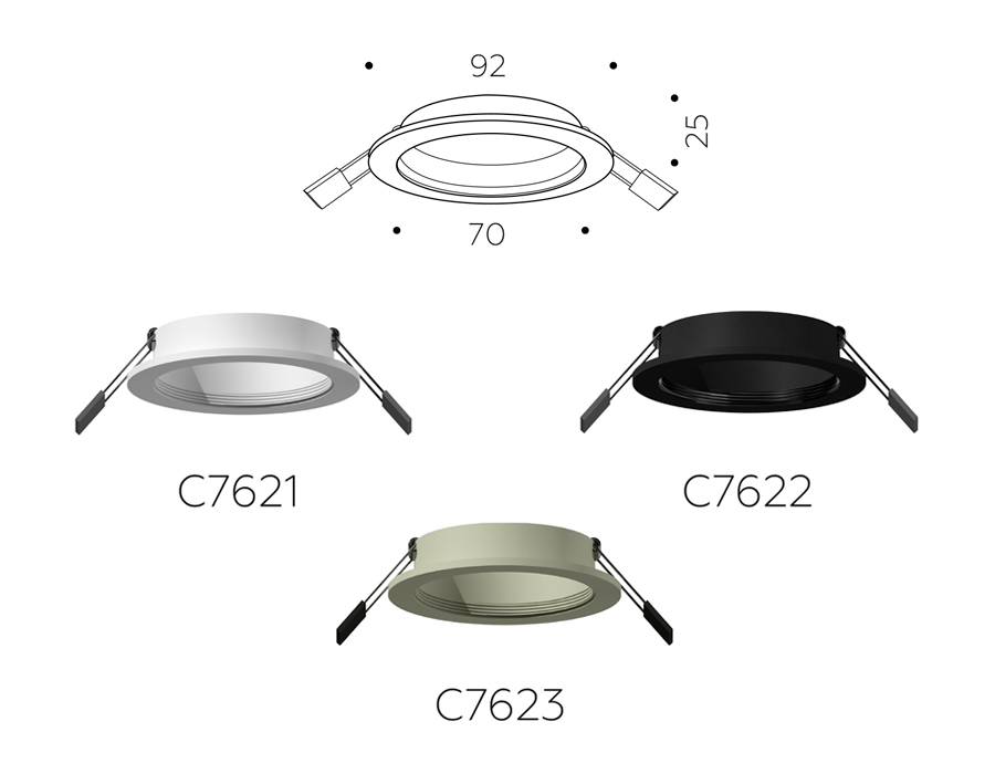 Корпус светильника Ambrella Light DIY Spot C7621