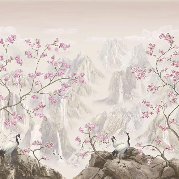 Панно Ortograf 33929 Mountain Peaks Pink