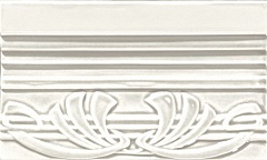 TED1 Бордюр EPOQUE Terminale Deco Bianco Mat 12x20