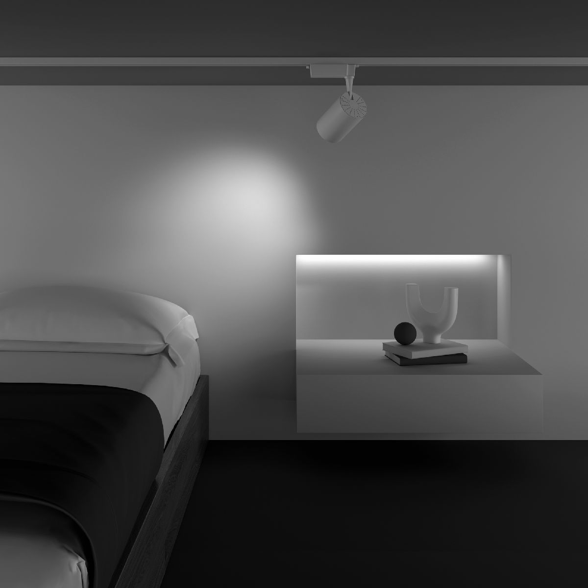 Трековый светильник Maytoni Technical Vuoro TR003-1-26W3K-M-W