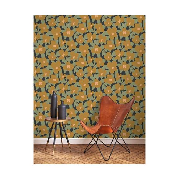 Обои Casadeco 88392521 Flower Power Camel