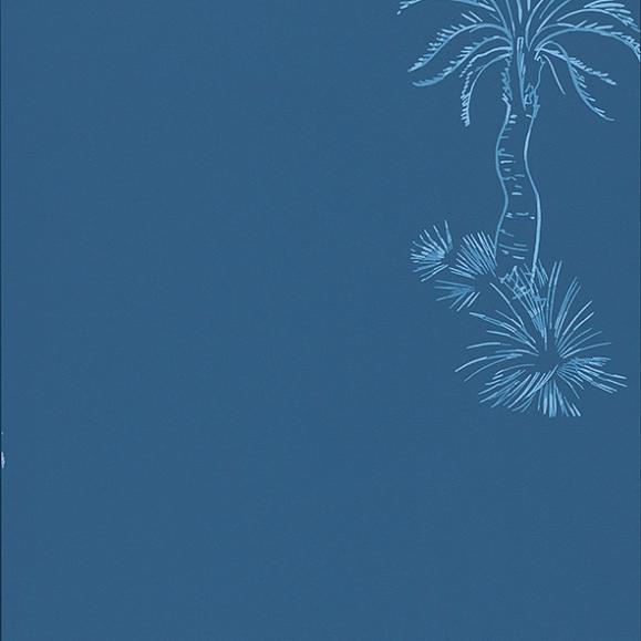 Обои Paint & Paper Library 0393LPBLUEP Lighthouse Palm Blue Pearl