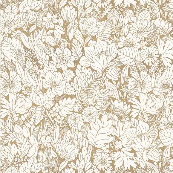 Обои Casamance 75111732 Dahlia Vanille/Or