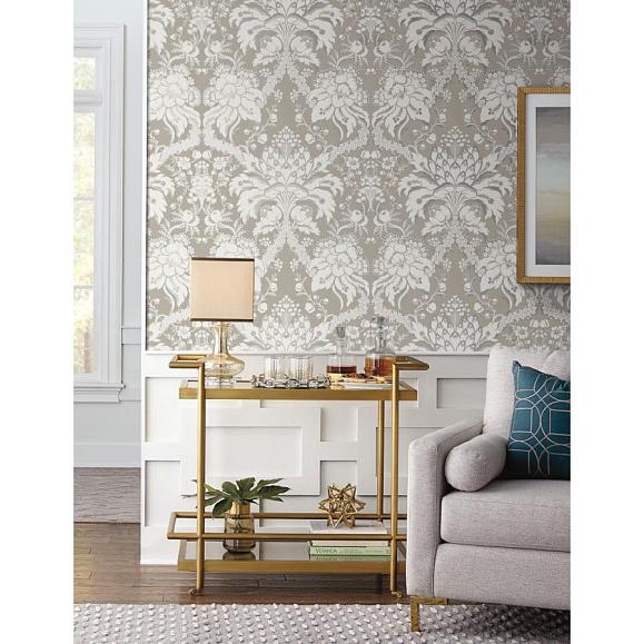 Обои York DM4952 French Artichoke Damask Mink