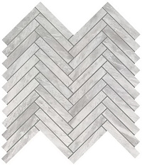 ATLAS CONCORDE MARVEL STONE Bardiglio Grey Herringbone Wall