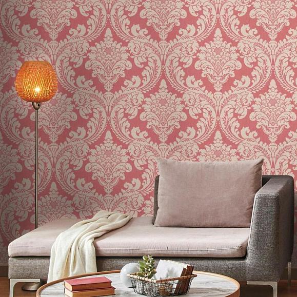 Обои York GR6026 Tapestry Damask Crimson