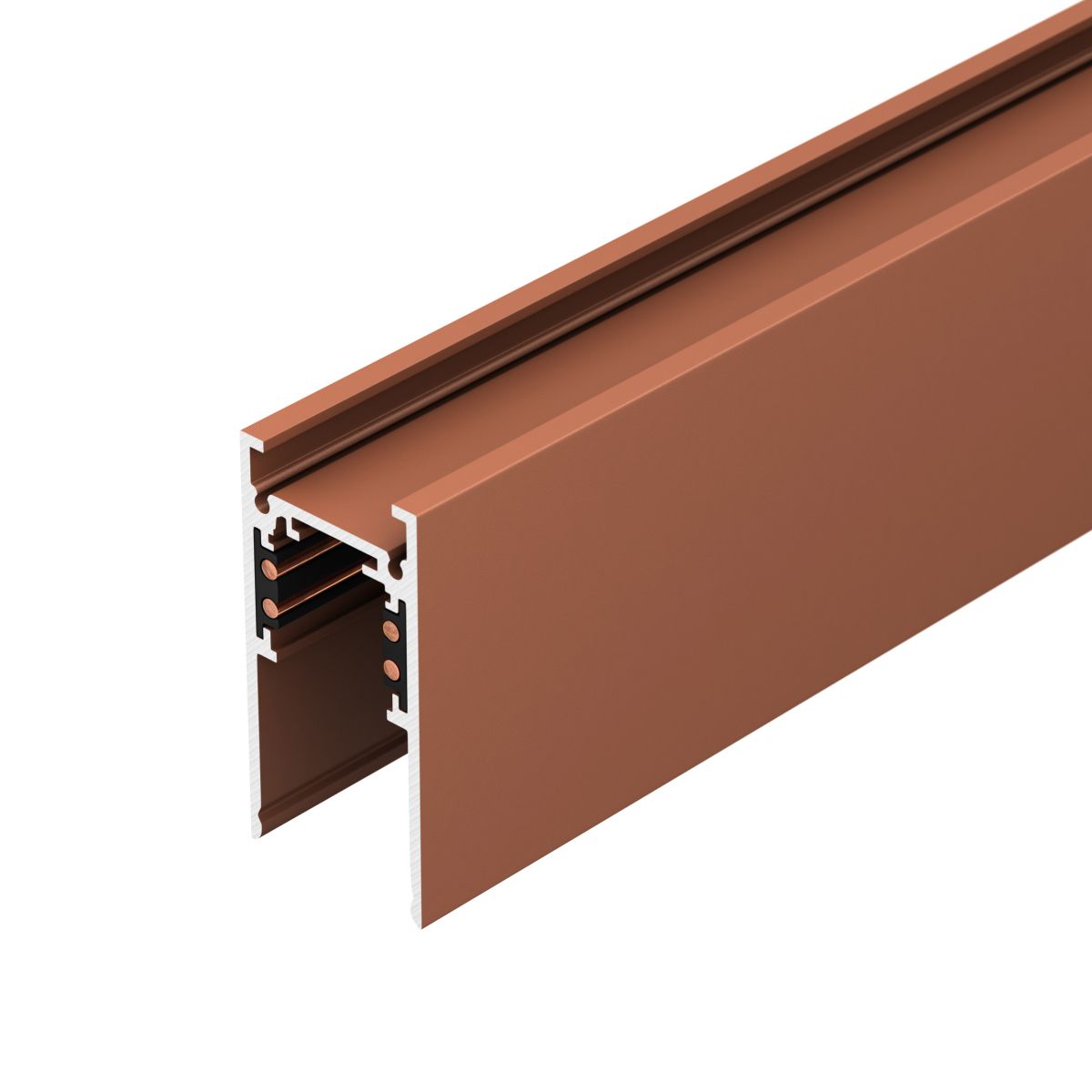 Шинопровод магнитный накладной Arlight MAG-ORIENT-COLOR-TRACK-2652-2000 (RAL8004) (IP20 Металл) 065743
