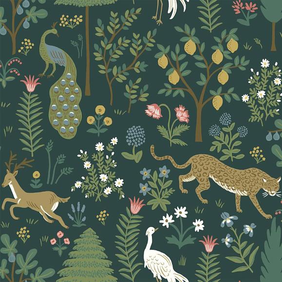 Обои York RP7306 Menagerie Emerald