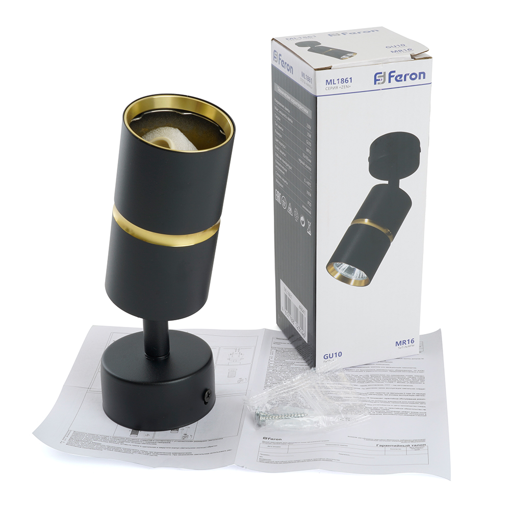 Настенно-потолочный светильник Feron ML1861 ZEN 48641