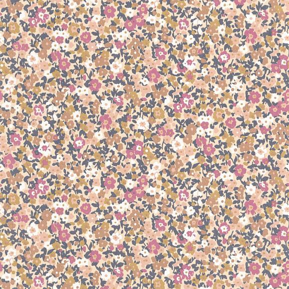 Обои Casadeco 89215404 Pansy Lilas / beige rose