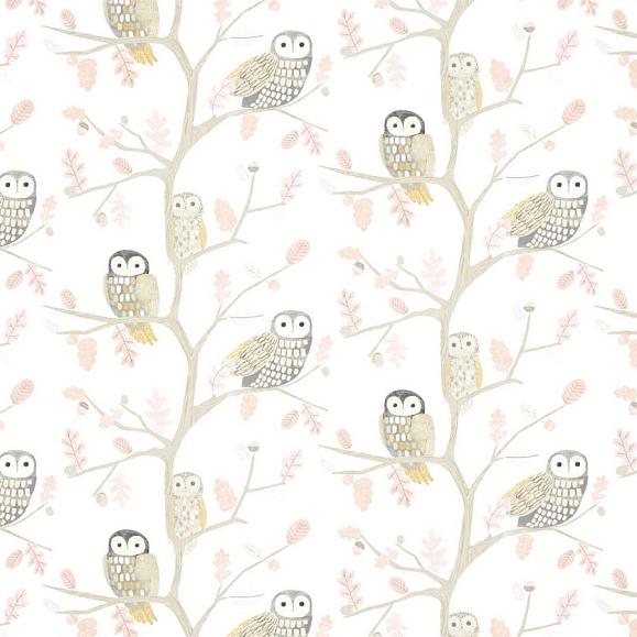 Обои Harlequin 112628 Little Owls Powder