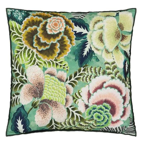 Подушка CCDG1456, Rose De Damas, Jade, Designers Guild 55 x 55см