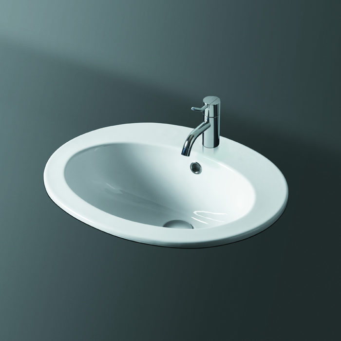 SIMAS Top e lavabi d'arredo Раковина 53.5х45 см, 1 отв., цвет: белый