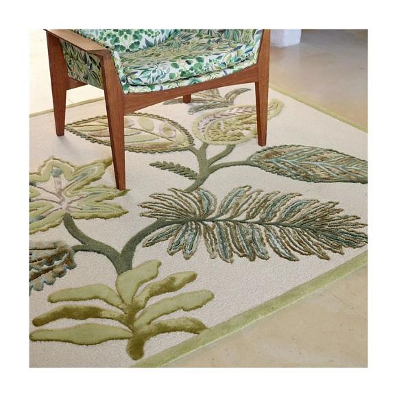 Ковер Designers Guild RUGDG0896 Foglia Decorativa Moss 160 x 260 см