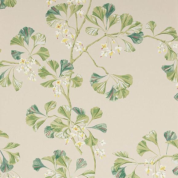 Обои Colefax and Fowler W7004-01 Greenacre Forest Green