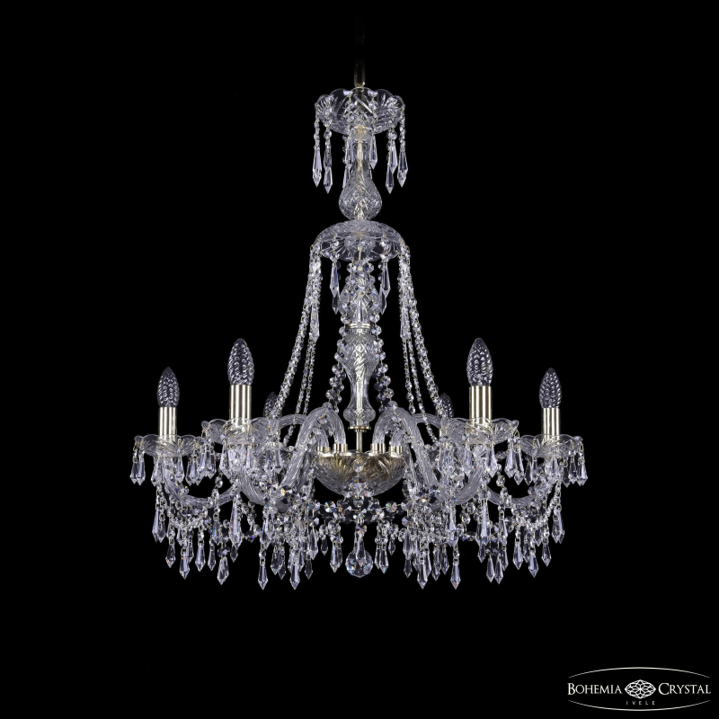 Подвесная люстра Bohemia Ivele Crystal 1403/6/240/XL-75 G