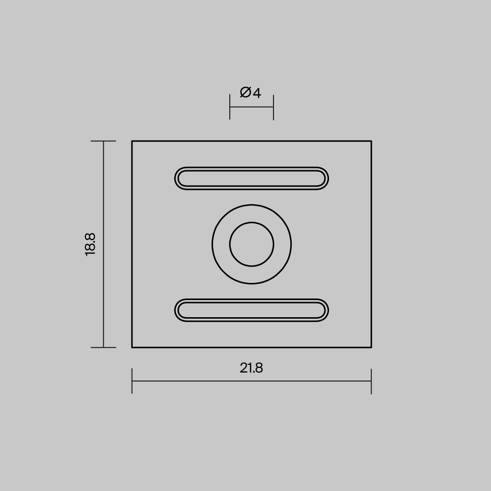 Комплект креплений для профиля 2720 4шт Maytoni Led Strip  ALM-2720-MT 642071